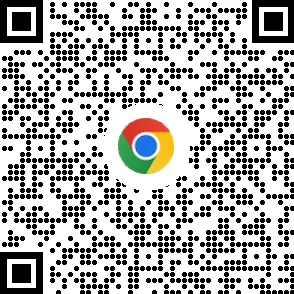 Kod QR untuk memuat turun penyemak imbas Chrome pada peranti mudah alih